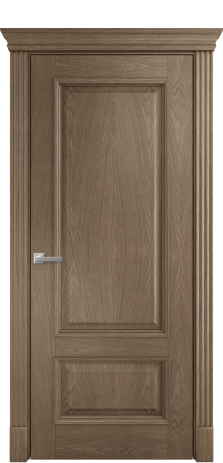 Дверь межкомнатная Rosso 2 Цвет Дуб Мускат Покрытие Шпон натуральный  Наличник Британия Цена 66200