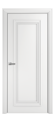 Дверь межкомнатная Modena 1 Цвет Белый Покрытие Эмаль  Наличник ML 85 Цена 66255