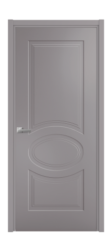 Дверь межкомнатная Рино 6 Цвет Ирис Покрытие Эмаль  Наличник L 50 Цена 15625