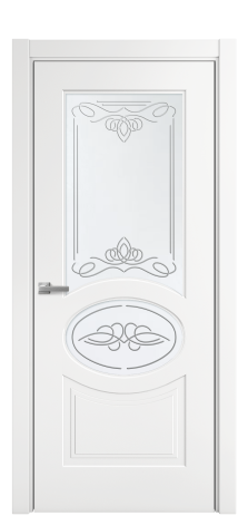 Дверь межкомнатная Lina 6 Цвет Белый Покрытие Эмаль  Наличник L 75 Цена 42675 Дверь межкомнатная Lina 6 Цвет Белый Покрытие Эмаль  Наличник L 75 Цена 42675