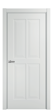 Дверь межкомнатная Paulo 3 Цвет Облачный Покрытие Эмаль  Наличник L 75 Цена 36925