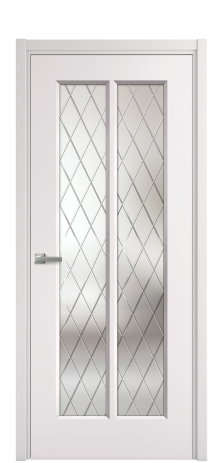 Дверь межкомнатная Paulo 4 Цвет Дымчатый Покрытие Эмаль  Наличник L 50 Цена 43515