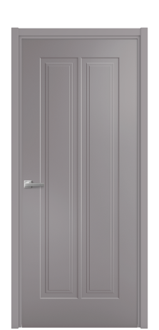 Дверь межкомнатная Paulo 4 Цвет Антрацит Покрытие Эмаль  Наличник L 50 Цена 41718