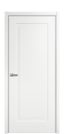 Дверь межкомнатная Рино 1 Цвет Белый Покрытие Эмаль  Наличник L 50 Цена 40475