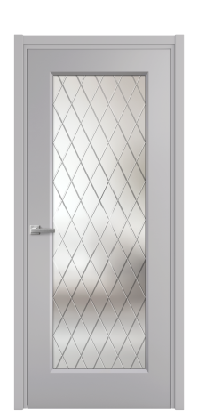 Дверь межкомнатная Rino 1 Цвет Пихтовый Покрытие Эмаль  Наличник L 50 Цена 44758