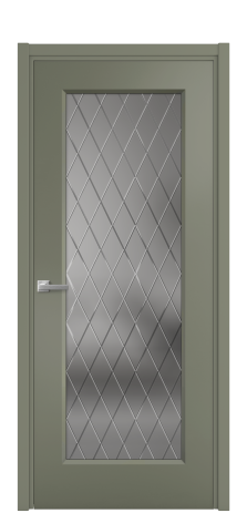 Дверь межкомнатная Rino 1 Цвет Лиловый Покрытие Эмаль  Наличник L 50 Цена 44758