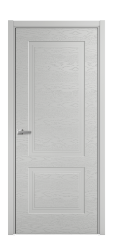 Дверь межкомнатная Рино 2 Цвет Телегрей Brash Покрытие Эмаль брашированная  Наличник L 50 Цена 44375