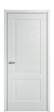 Дверь межкомнатная Рино 2 Цвет Облачный Brash Покрытие Эмаль брашированная  Наличник L 50 Цена 44375