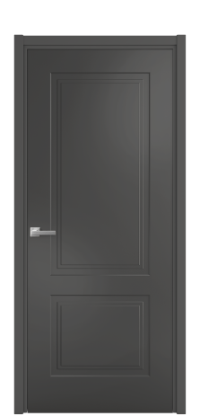 Дверь межкомнатная Rino 2 Цвет Антрацит Покрытие Эмаль  Наличник L 50 Цена 41718