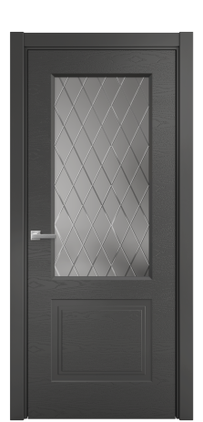 Дверь межкомнатная Rino 2 Цвет Антрацит Brash Покрытие Эмаль брашированная  Наличник L 75 Цена 45665 Дверь межкомнатная Rino 2 Цвет Антрацит Brash Покрытие Эмаль брашированная  Наличник L 75 Цена 45665