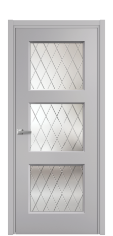 Дверь межкомнатная Rino 3 Цвет Пихтовый Покрытие Эмаль  Наличник L 50 Цена 43843