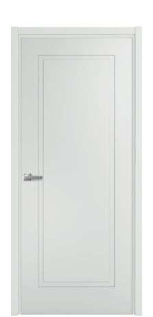 Дверь межкомнатная Plaine 1 Цвет Облачный Покрытие Эмаль  Наличник L 50 Цена 39475