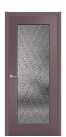Дверь межкомнатная Plain 1 Цвет Лиловый Покрытие Эмаль  Наличник L 50 Цена 43708