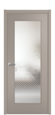 Дверь межкомнатная Plain 1 Цвет Какао Покрытие Эмаль  Наличник L 50 Цена 42185