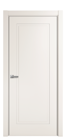 Дверь межкомнатная Plain 1 Цвет Молочный Покрытие Эмаль  Наличник L 75 Цена 29028