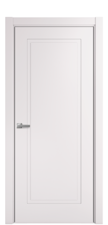 Дверь межкомнатная Plain 1 Цвет Крем Покрытие Эмаль  Наличник L 75 Цена 35775