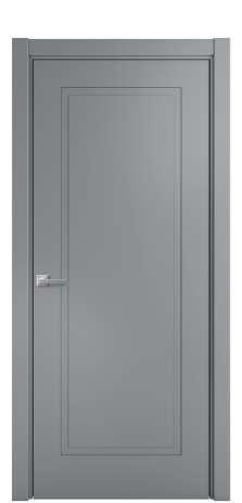 Дверь межкомнатная Plain 1 Цвет Гриджио Покрытие Эмаль  Наличник L 75 Цена 28620