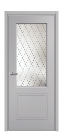 Дверь межкомнатная Plain 2 Цвет Галечный Покрытие Эмаль  Наличник L 50 Цена 42218
