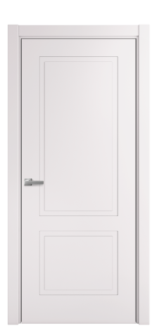 Дверь межкомнатная Plain 2 Цвет Крем Покрытие Эмаль  Наличник L 75 Цена 35775