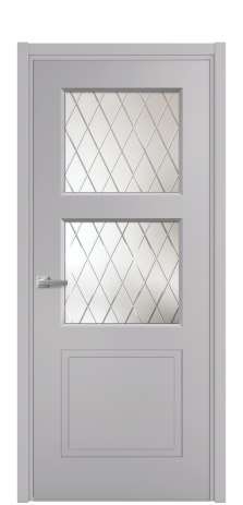 Дверь межкомнатная Plain 3 Цвет Галечный Покрытие Эмаль  Наличник L 50 Цена 42243