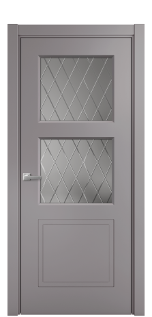 Дверь межкомнатная Plain 3 Цвет Ирис Покрытие Эмаль  Наличник L 75 Цена 36275