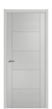 Дверь межкомнатная Линия 02 Цвет Телегрей Brash Покрытие Эмаль брашированная  Наличник L 50 Цена 46325