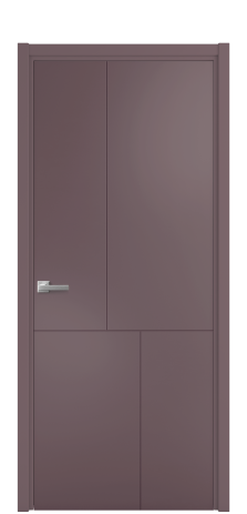 Дверь межкомнатная Linea 04 Цвет Лиловый Покрытие Эмаль  Наличник L 50 Цена 40668