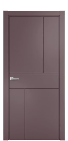 Дверь межкомнатная Линия 05 Цвет Лиловый Покрытие Эмаль  Наличник L 75 Цена 40668