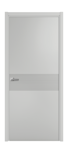 Дверь межкомнатная Mezzo 01 Цвет Телегрей Покрытие Эмаль  Наличник L 50 Цена 42475