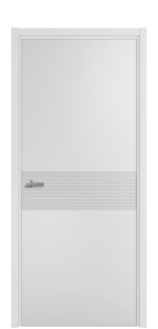 Дверь межкомнатная Mezzo 01 Цвет Облачный Покрытие Эмаль  Наличник L 50 Цена 42475