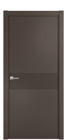 Дверь межкомнатная Меццо 01 Цвет Коричневый Покрытие Эмаль  Наличник L 75 Цена 43818