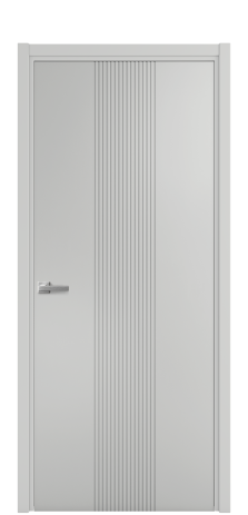 Дверь межкомнатная Mezzo 11 Цвет Телегрей Покрытие Эмаль  Наличник L 50 Цена 42475