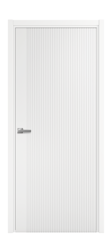 Дверь межкомнатная Меццо 12 Цвет Белый Покрытие Эмаль  Наличник L 50 Цена 42475