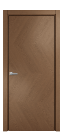 Дверь межкомнатная Unit 01 Цвет Дуб Темный Покрытие Шпон натуральный  Наличник L 75 Цена 58050