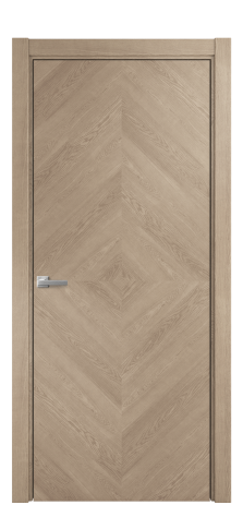 Дверь межкомнатная Unit 02 Цвет Дуб Песочный Покрытие Шпон натуральный  Наличник L 75 Цена 58200