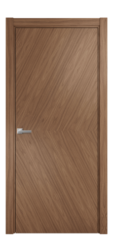 Дверь межкомнатная Unit 03 Цвет Американский Орех Покрытие Шпон натуральный  Наличник L 75 Цена 58600