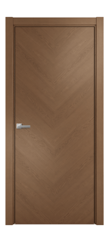 Дверь межкомнатная Unit 04 Цвет Дуб Темный Покрытие Шпон натуральный  Наличник L 75 Цена 54050