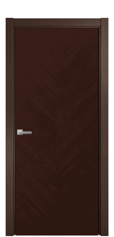 Дверь межкомнатная Unit 04 Цвет Каштановый Орех Покрытие Шпон натуральный  Наличник L 75 Цена 58600