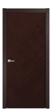 Дверь межкомнатная Unit 05 Цвет Мореный Дуб Покрытие Шпон натуральный  Наличник L 75 Цена 54050