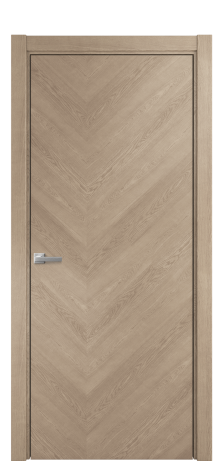 Дверь межкомнатная Unit 05 Цвет Дуб Песочный Покрытие Шпон натуральный  Наличник L 75 Цена 49500