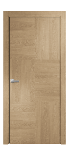 Дверь межкомнатная Unit 06 Цвет Дуб Светлый Покрытие Шпон натуральный  Наличник L 75 Цена 58050