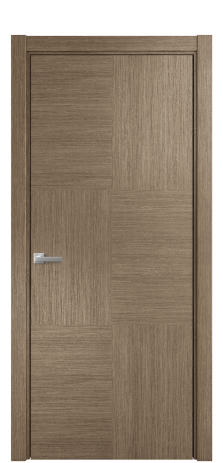 Дверь межкомнатная Unit 06 Цвет Дуб Кофе Покрытие Шпон масло  Наличник L 75 Цена 60675