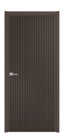 Дверь межкомнатная Spline Цвет Коричневый Покрытие Эмаль  Наличник L 50 Цена 60618