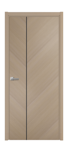 Дверь межкомнатная Unit Slot 10-111 Цвет Дюна 607S Покрытие Шпон Файн Лайн  Наличник L 50 Цена 51075