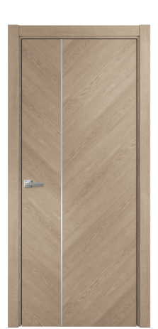 Дверь межкомнатная Unit Slot 10-111 Цвет Дуб Песочный Покрытие Шпон натуральный  Наличник L 75 Цена 53800