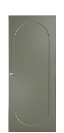 Дверь межкомнатная Anse 1 Цвет Пихтовый Покрытие Эмаль  Наличник Скрытый короб хром Цена 63053