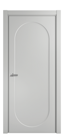 Дверь межкомнатная Anse 1 Цвет Телегрей Покрытие Эмаль  Наличник L 75 Цена 47325