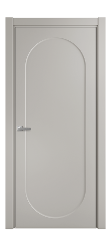 Дверь межкомнатная Anse 1 Цвет Серый Шелк Покрытие Эмаль  Наличник L 75 Цена 47325