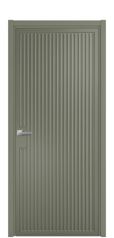 Дверь межкомнатная Space 12 Цвет Зеленый Покрытие Эмаль  Наличник L 50 Цена 51168