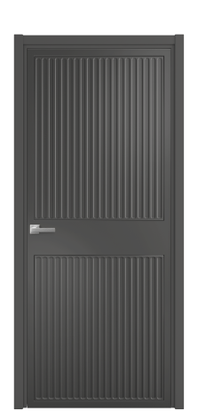 Дверь межкомнатная Space 22 Цвет Антрацит Покрытие Эмаль  Наличник L 50 Цена 51168